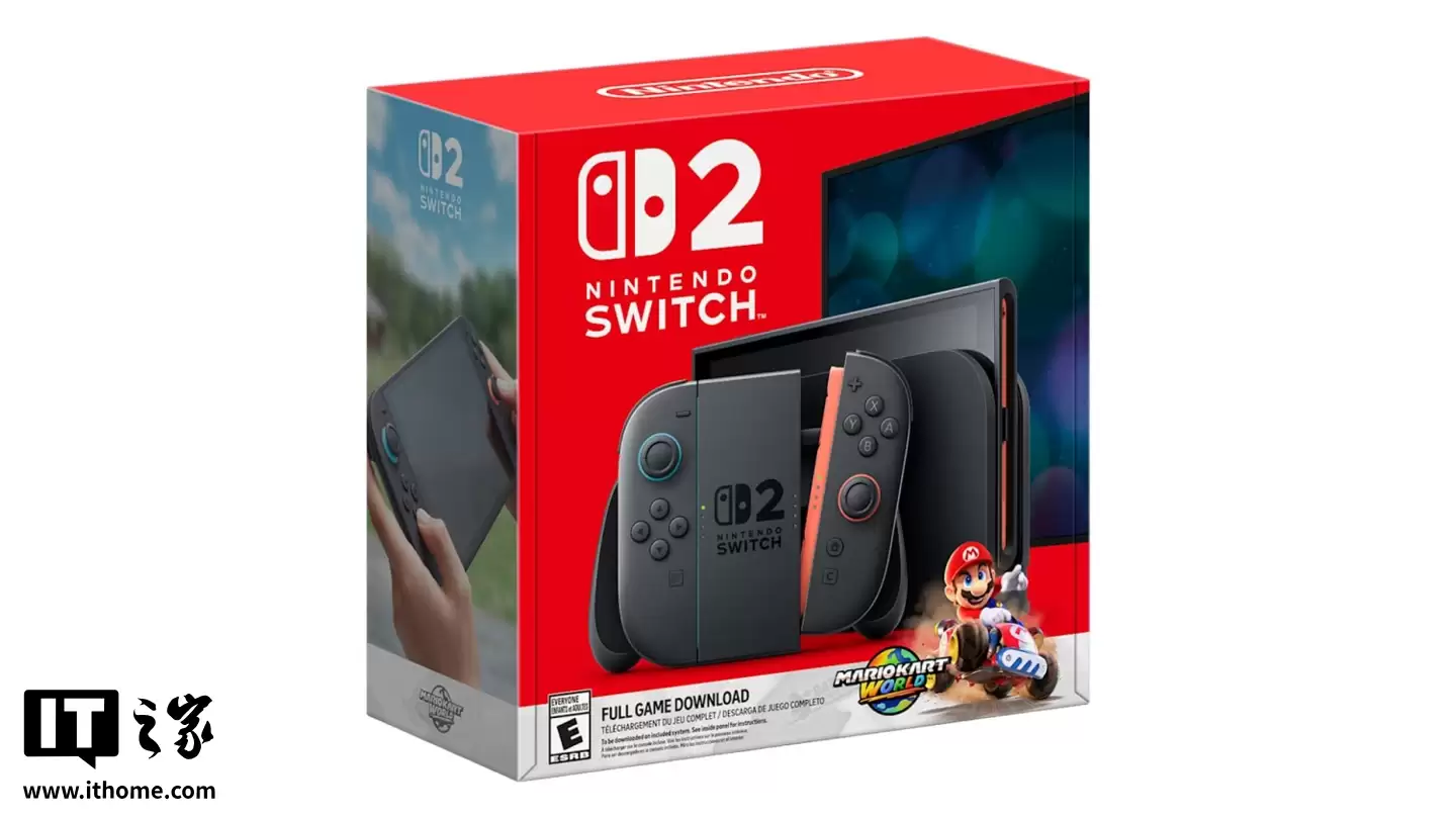 消息称任天堂 Switch 2《马力欧卡丁车世界》套装停产,不再补货