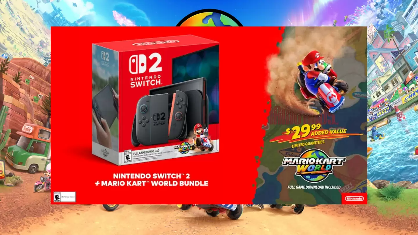 消息称任天堂 Switch 2《马力欧卡丁车世界》套装停产,不再补货