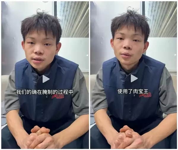 烤鸡少年承认用“肉宝王”调味:以后不再用争议调料