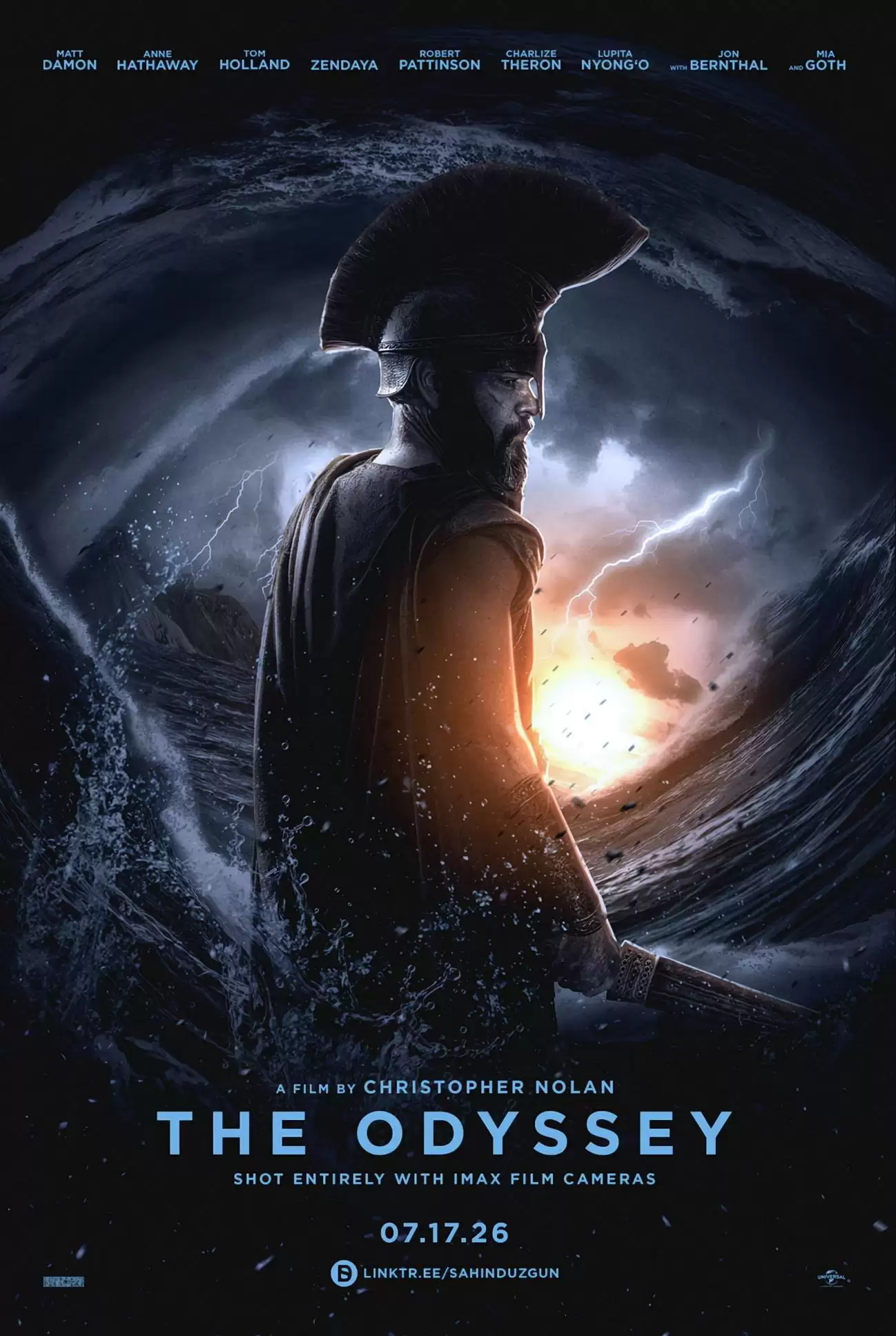 诺兰导演新作《奥德赛》中文预告首发，明年7月北美上映