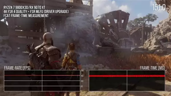 AMD FSR Redstone卡顿不是错觉！实测存在画面延迟、不稳定情况