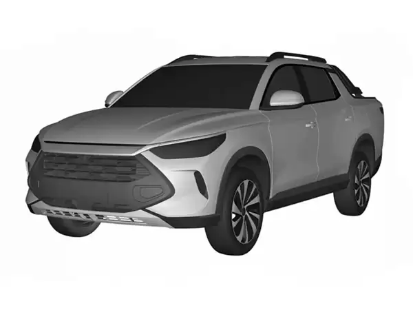 大嘴格栅+贯穿尾灯：比亚迪全新皮卡专利图流出 预计明年上市