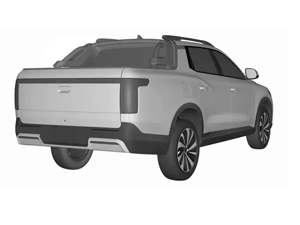 大嘴格栅+贯穿尾灯：比亚迪全新皮卡专利图流出 预计明年上市