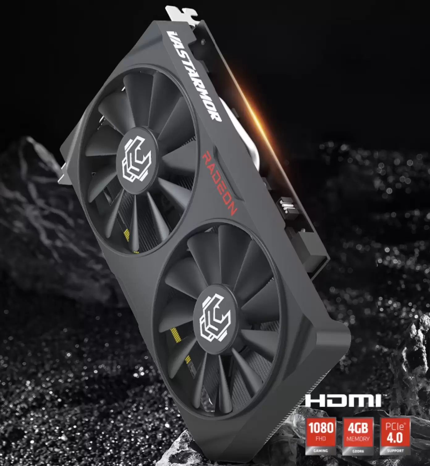 2025年性价比A卡:瀚铠RX 6500XT 4G D6 探索显卡