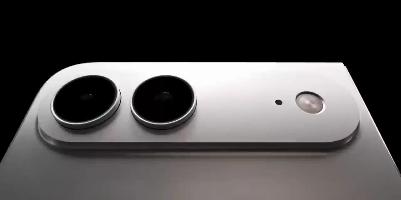 苹果首款折叠iPhone全角度渲染视频曝光