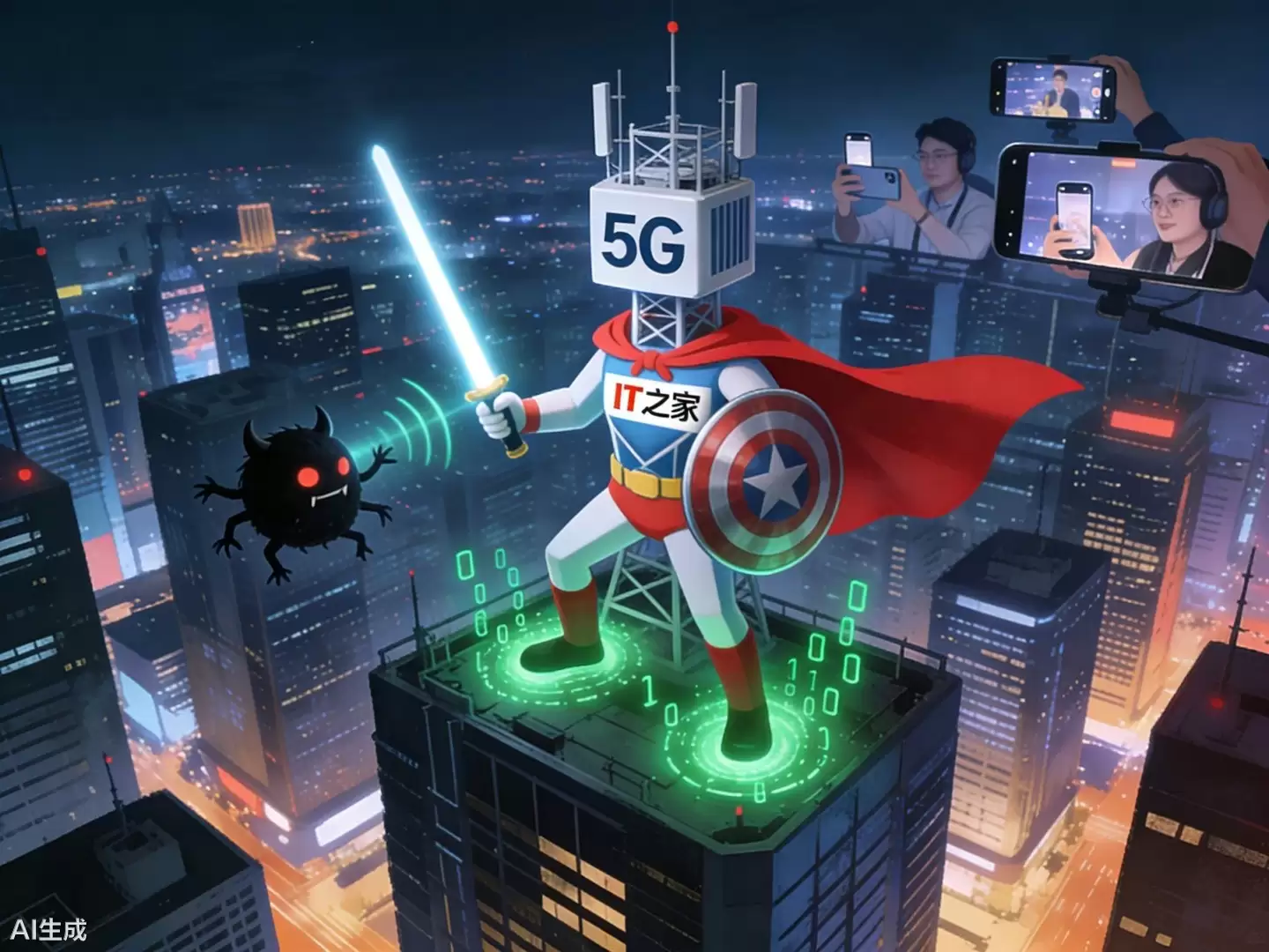 华为携手天津移动建成全国首个5G-A一体化基站示范区