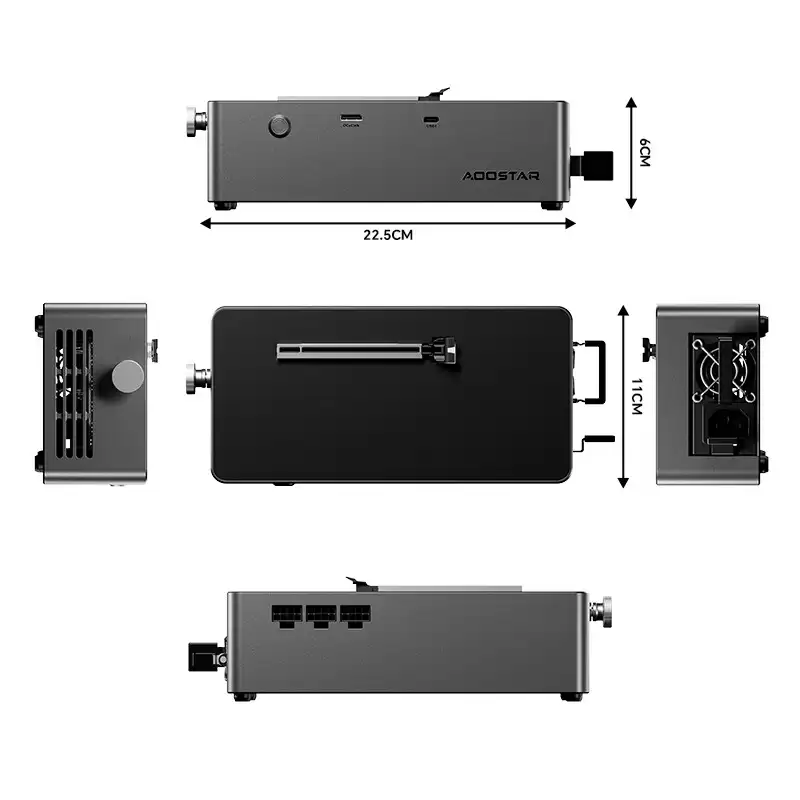 天钡 AG03 显卡坞上市：内置 800W 电源，雷电 5 上下行 + OCuLink