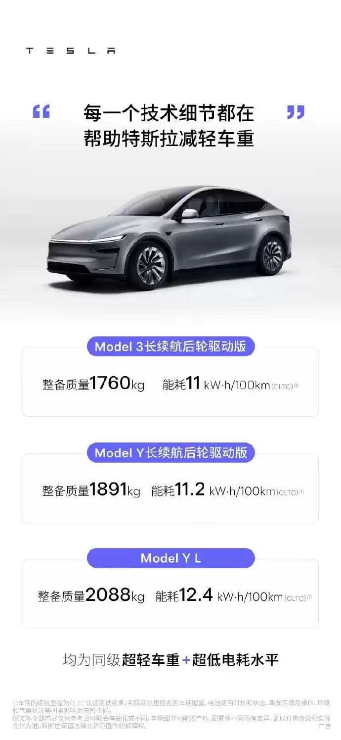 特斯拉：减重不是偷工减料，而是实实在在的硬核科技