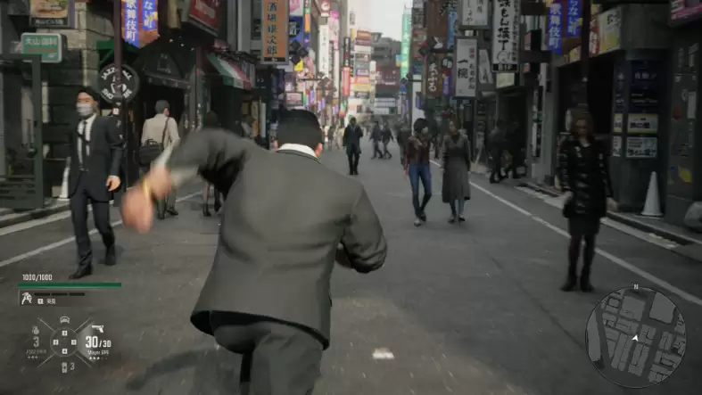 名越稔洋工作室黑道主题大作《龙帮》实机画面公布，满屏《人中龙》味