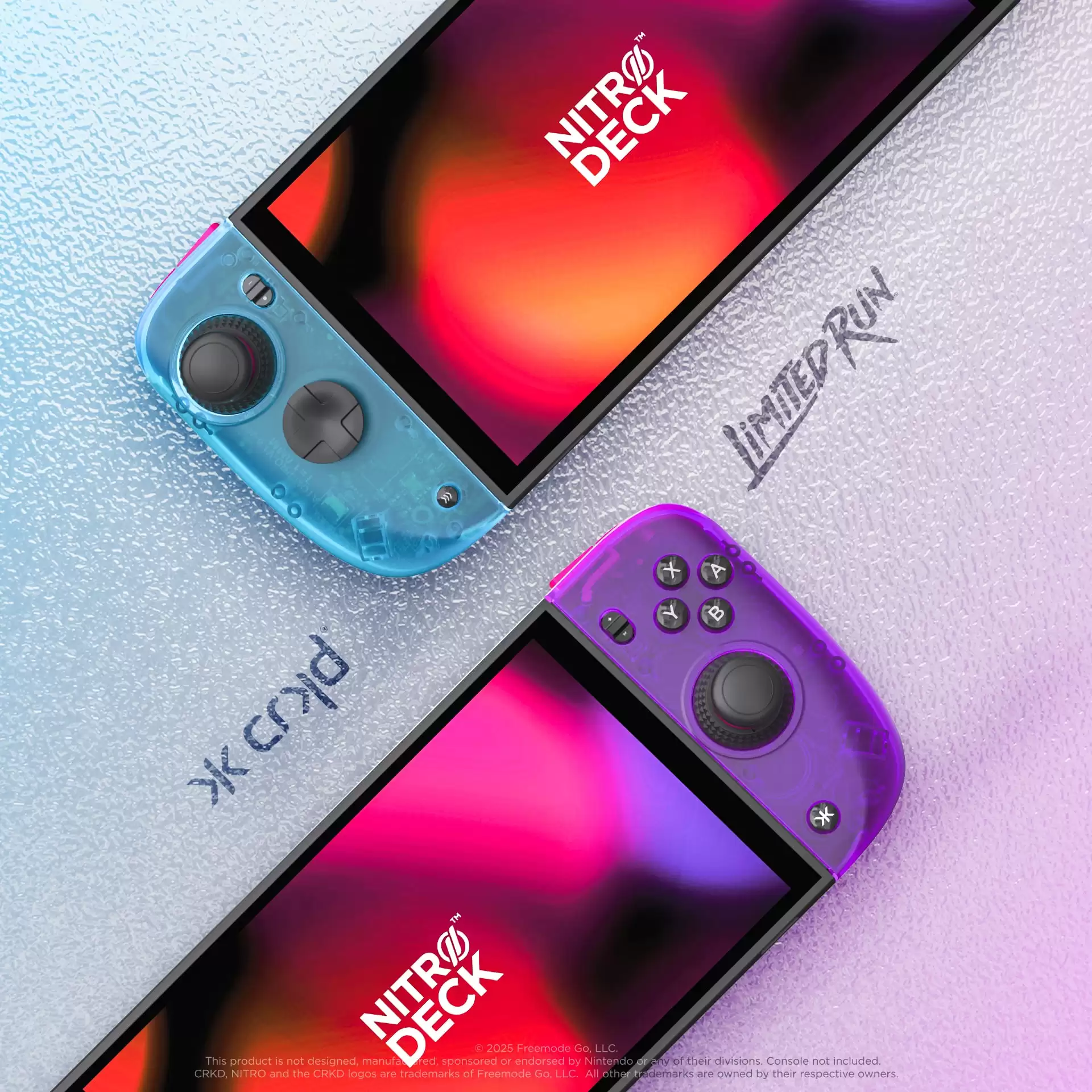 适用于 Switch 2 掌机：Nitro Deck 2 LRG Fusion 限量版手柄配件发布