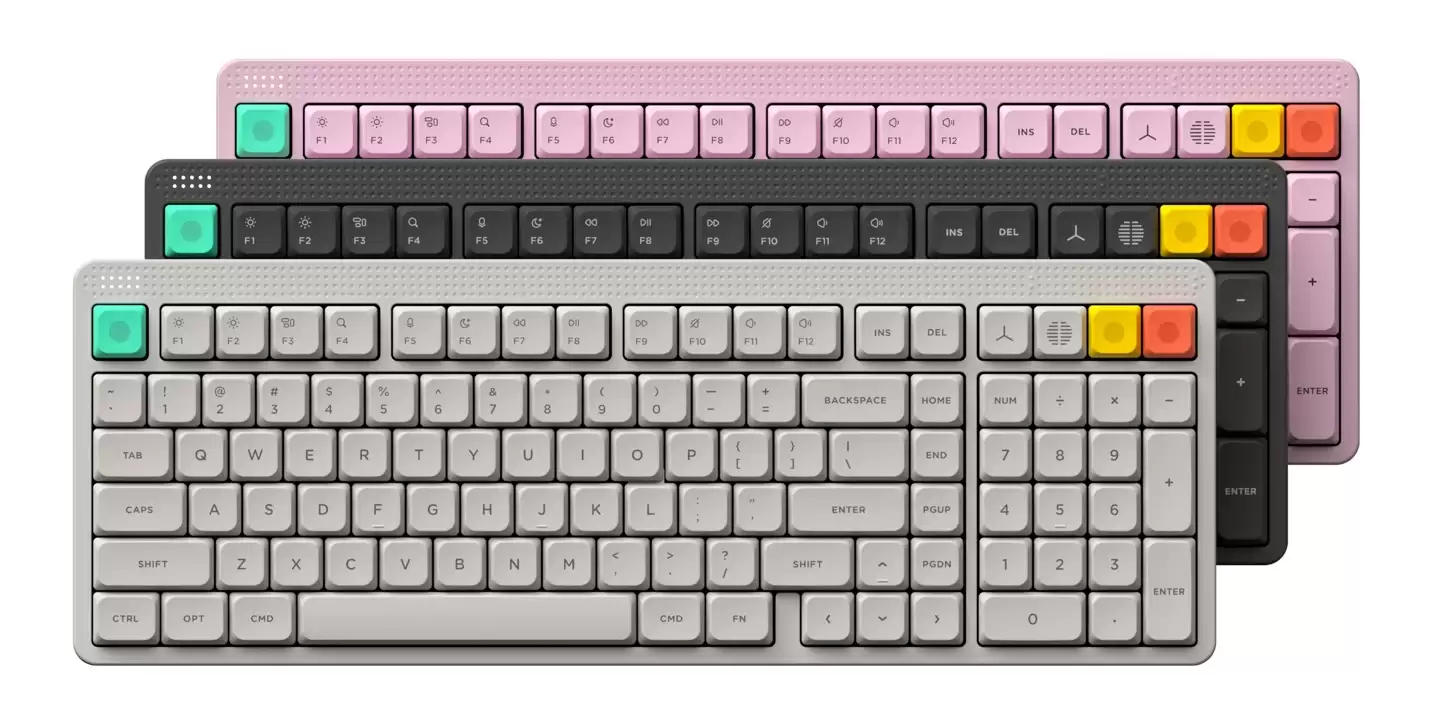 NuPhy 推出 Node100 机械键盘:延续点阵美学,高 / 矮轴可选