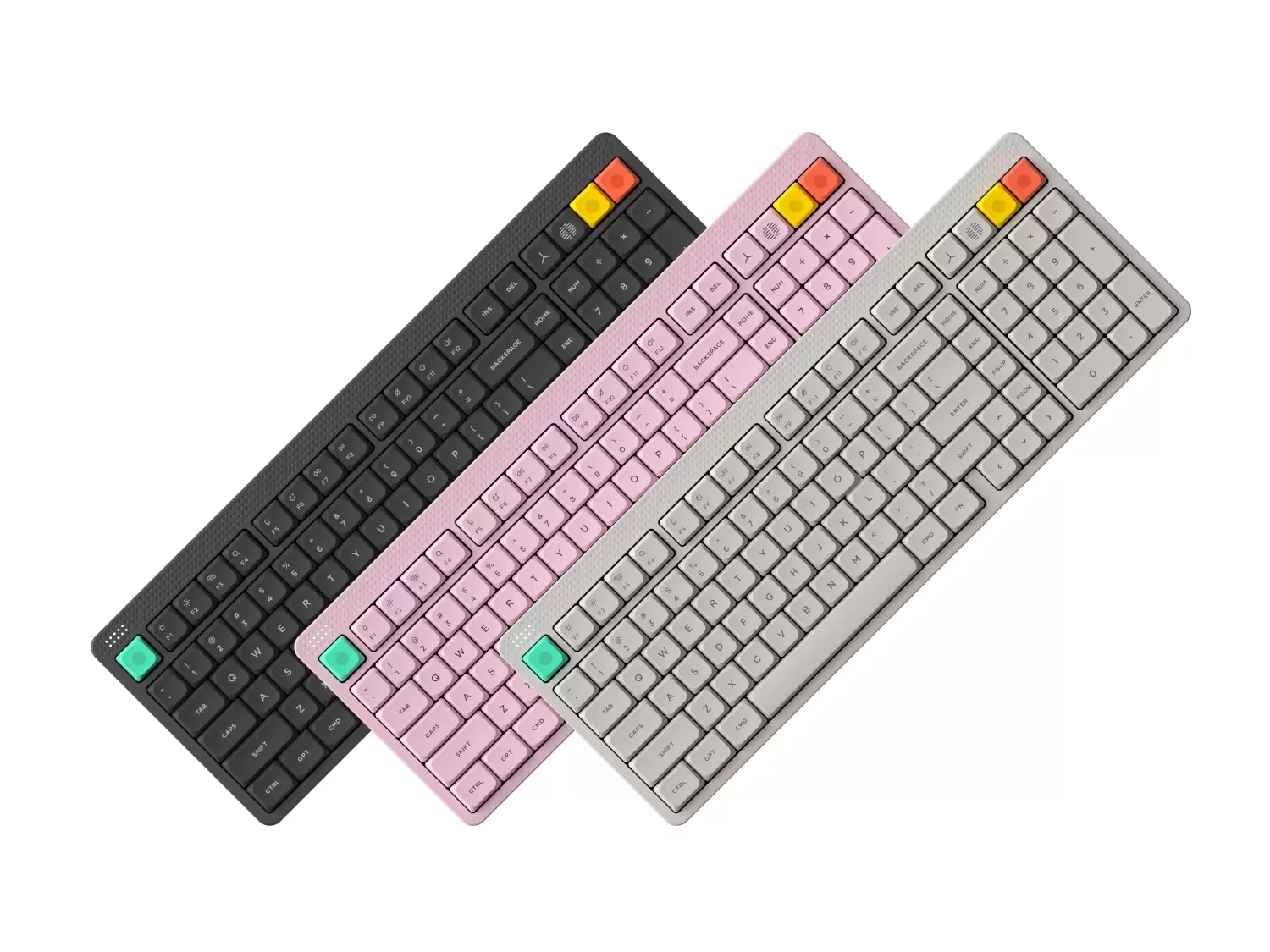 NuPhy 推出 Node100 机械键盘:延续点阵美学,高 / 矮轴可选