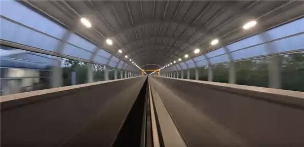 湖北东湖实验室实现高铁模型800公里/小时新纪录