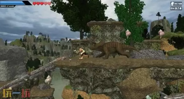 Steam喜加一：复古平台冒险《穴居人世界：联合加纳之山》免费领