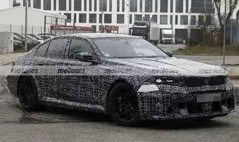 全新一代宝马M5路试曝光：2027年登场，插混动力+727马力