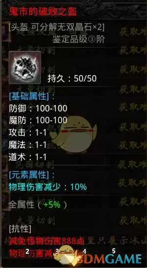 《小鱼传奇》核心装备出处地图