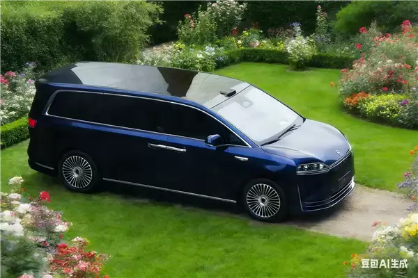 鸿蒙智行首款MPV 智界V9实车首曝：前后灯点亮辨识度超强