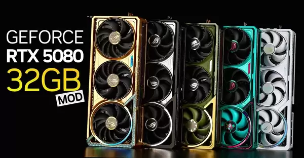 RTX 5080爆改32GB显存!谁还等24GB SUPER