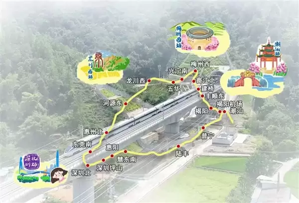 高铁从深圳开往深圳！我已经被“深深”迷住