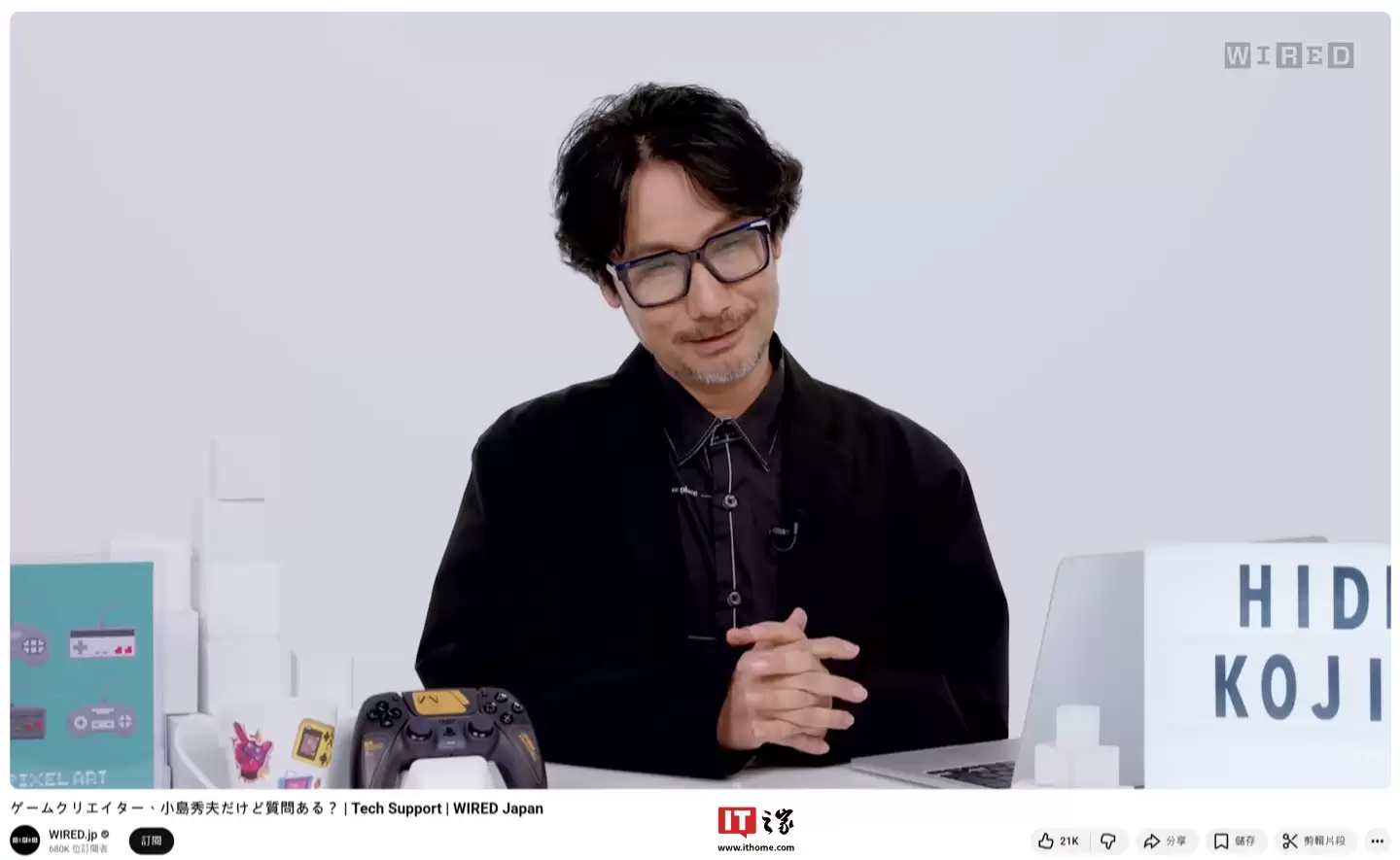 小岛秀夫:希望能开创全新游戏类型,仍想尝试打造西部或太空题材作品