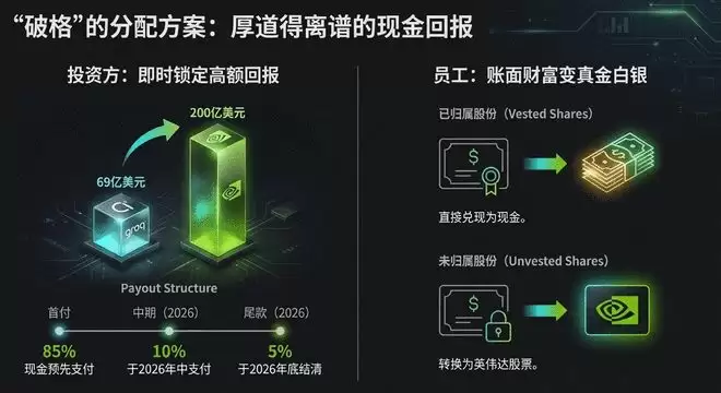 连新员工都被强制财富自由！英伟达买Groq细节曝光，现金直接甩脸上