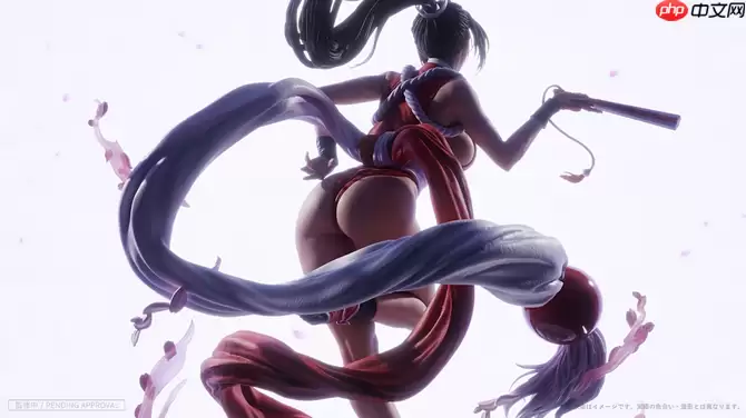 《拳皇98》版不知火舞最新雕像公开 性感无双背部压力巨大