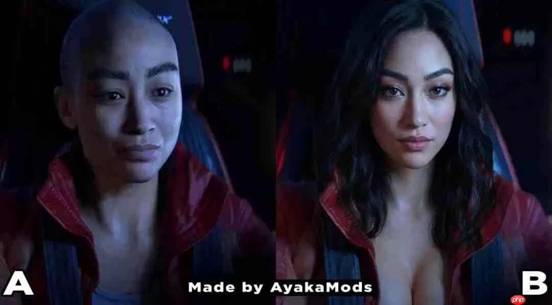 《星际:异端先知》光头女主被网友改成性感美女