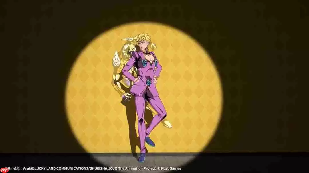 手游《JOJO的奇妙冒险:黄金赞歌》首曝PV&实机发布