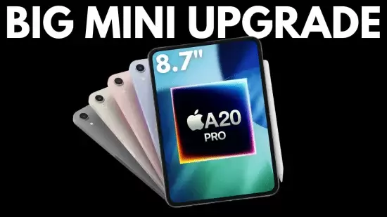 iPad mini 8曝光：OLED屏+A20 Pro芯片，2026年秋季发布