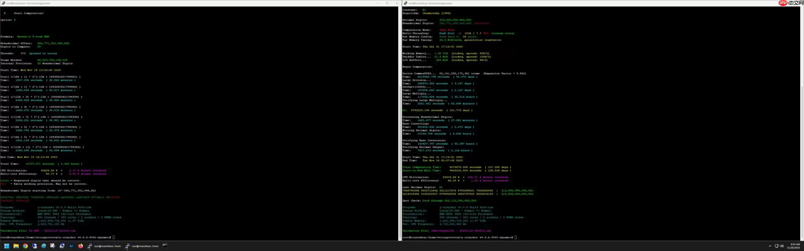 圆周率计算世界纪录再被刷新：单台服务器持续运行 110 天，突破 314 万亿位数字