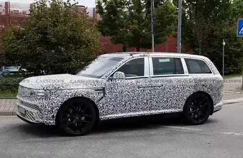 捷尼赛思GV90内饰曝光：无B柱旗舰SUV重塑豪华标杆