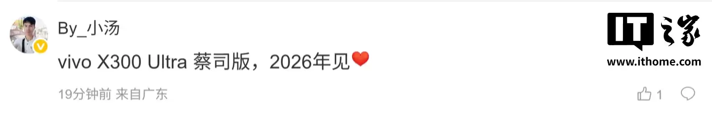 消息称 vivo X300 Ultra 工程机搭载 6.82 英寸 2K BOE 直屏,取消拍照键、预计有 LIPO