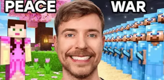 MrBeast我的世界千人挑战赛爆性别争议