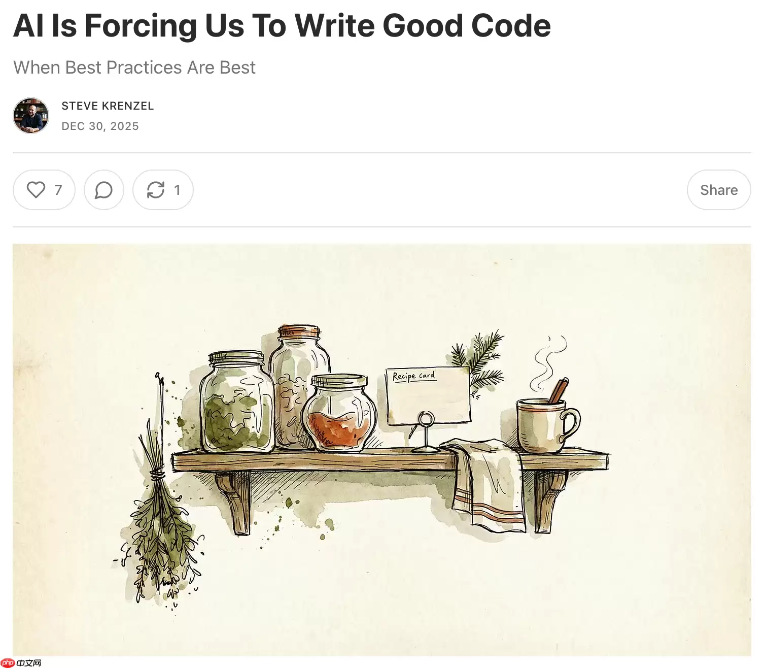 AI 正在迫使我们编写优质代码