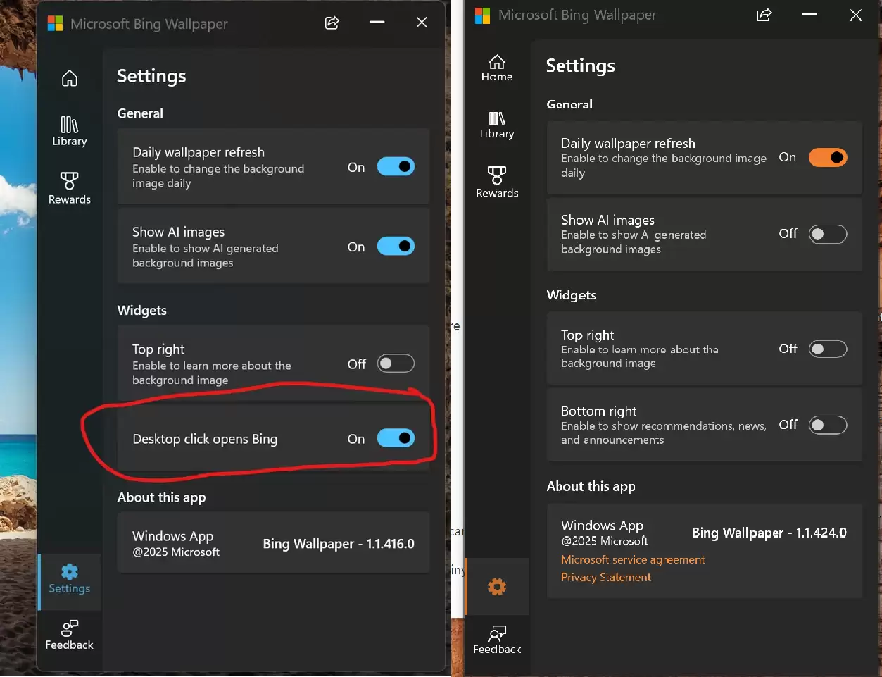 Win11 用户反馈微软 Bing 壁纸应用“小动作”，点下桌面自动跳转必应网站