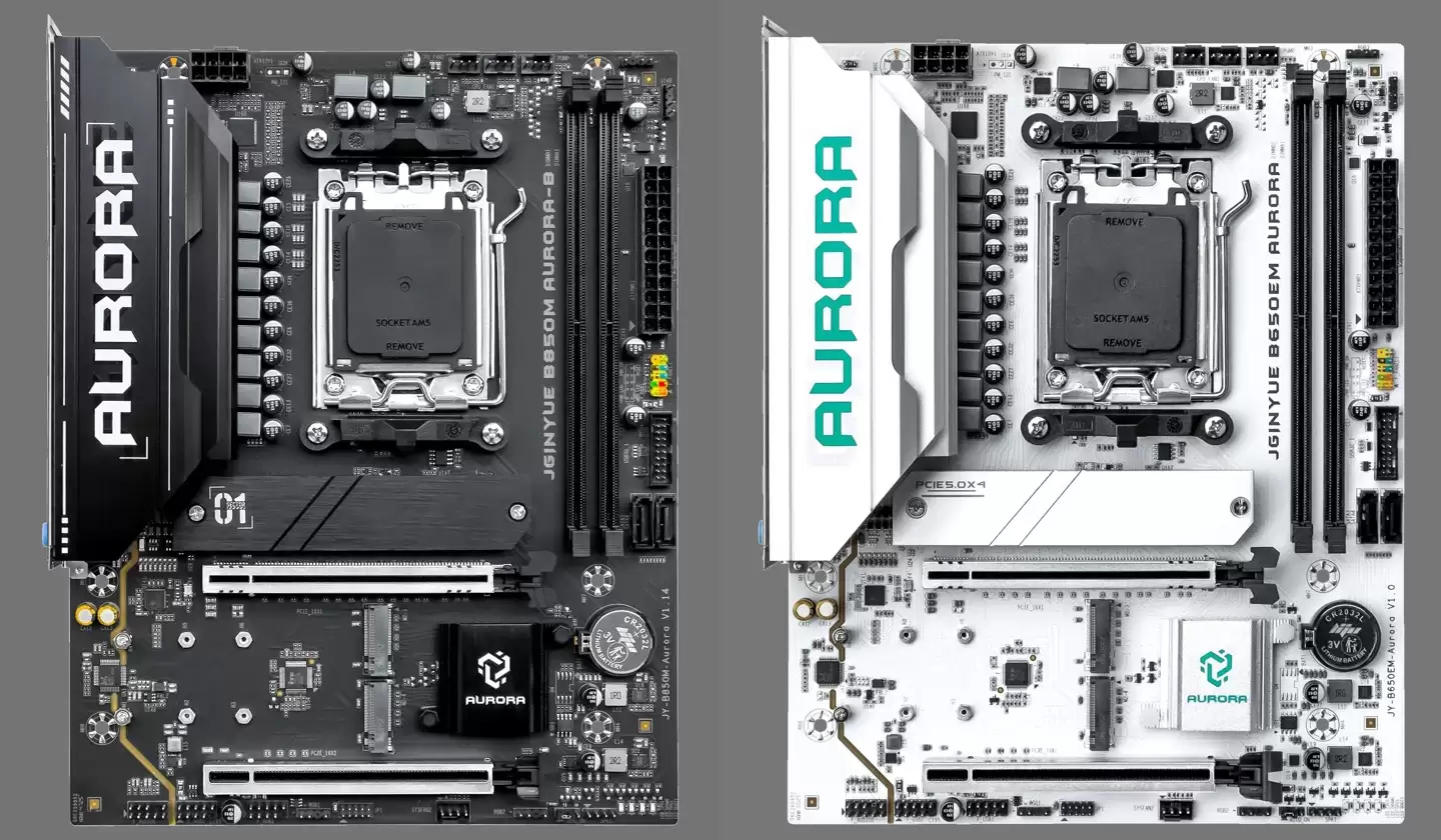 精粤推出 B850M AURORA-B / B650EM AURORA 主板，488 元起
