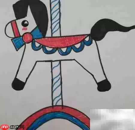 简笔画旋转木马轻松学
