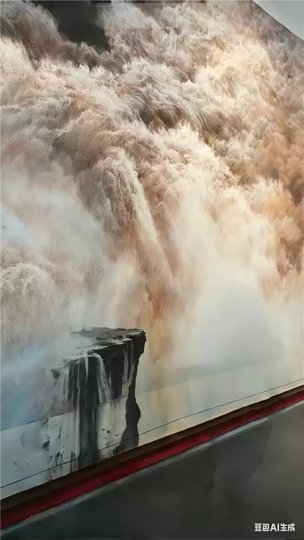 估价380万 著名画家巨幅画作遭泼墨:千万网友献策补救