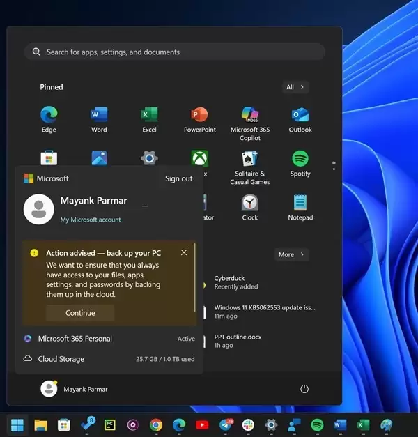 Windows 11强推云端备份遭用户反感