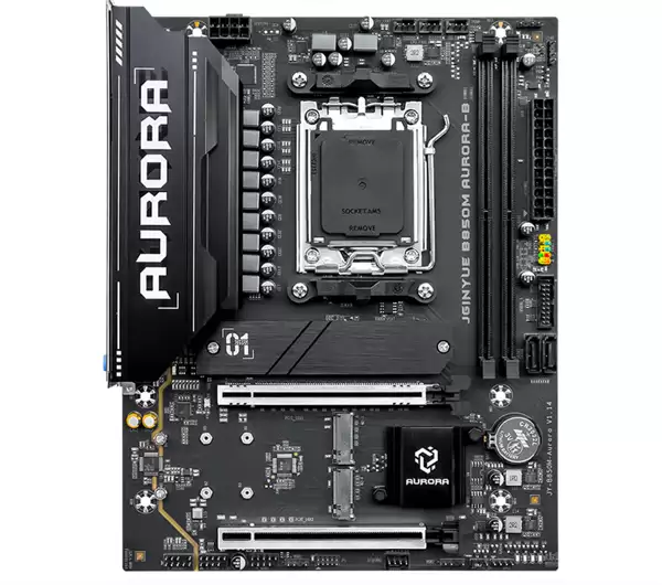 精粤发布Aurora系列双主板：B850M与B650EM亮相，黑白双色+高性能配置