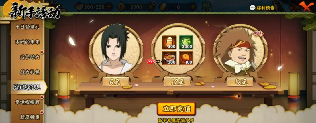 火影忍者手游忍者福利全解析:S 级角色零氪速成指南