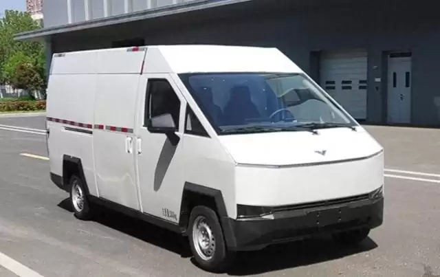 俄罗斯街头惊现山寨版特斯拉 Cybertruck,原型是中国魏桥新能源货车