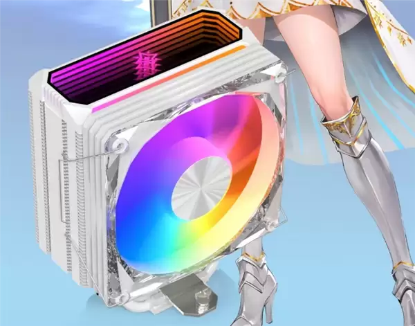 影驰星曜B6风冷散热器首发169元起：单塔六热管、无线镜顶盖