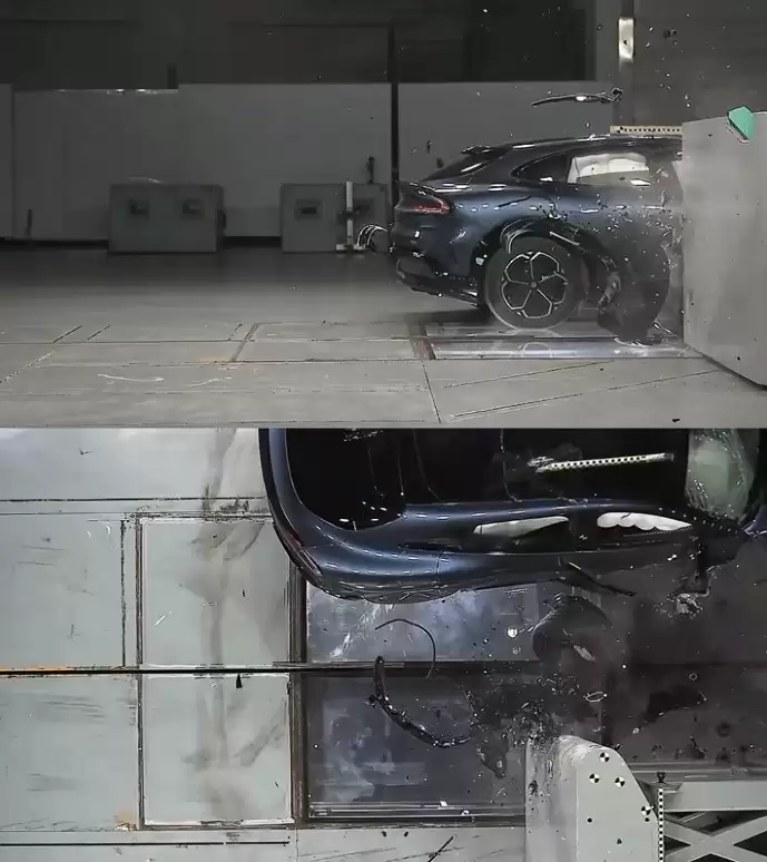 雷军解释小米 YU7 偏置碰撞轮子掉了:丢轮保车,四两拨千斤