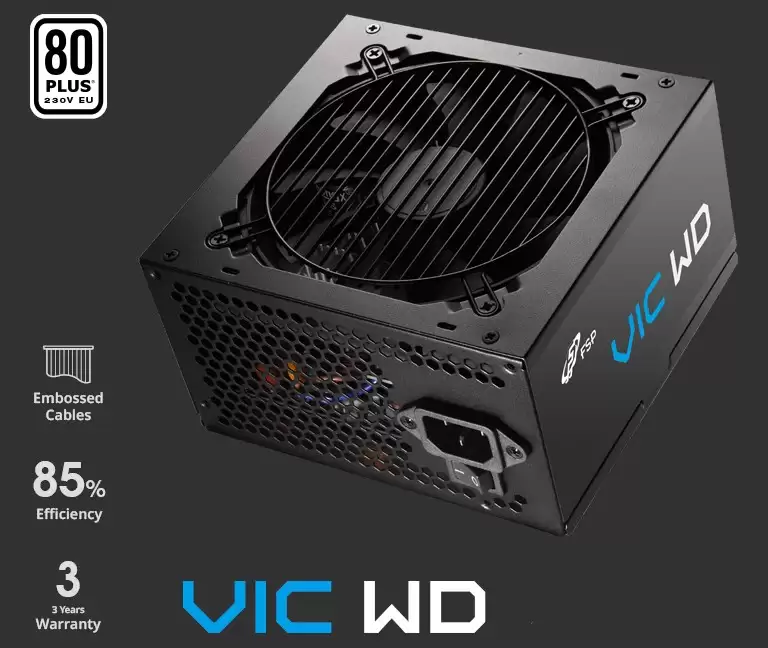全汉推出 VIC WD 入门级电源:80 PLUS 230V EU 白牌,典型负载效率>85%