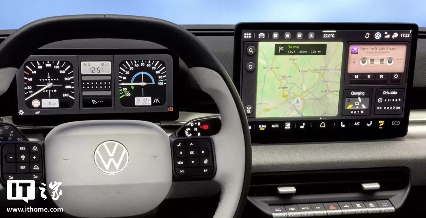 简约复古风格，大众 ID.POLO 内饰官图发布