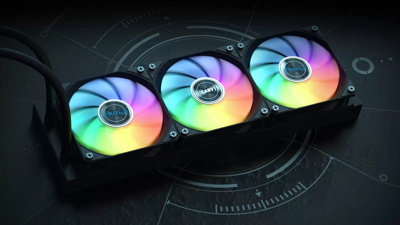 技嘉推出猎鹰 EAGLE 360 一体式水冷散热器:预装风扇,配备通用扣具