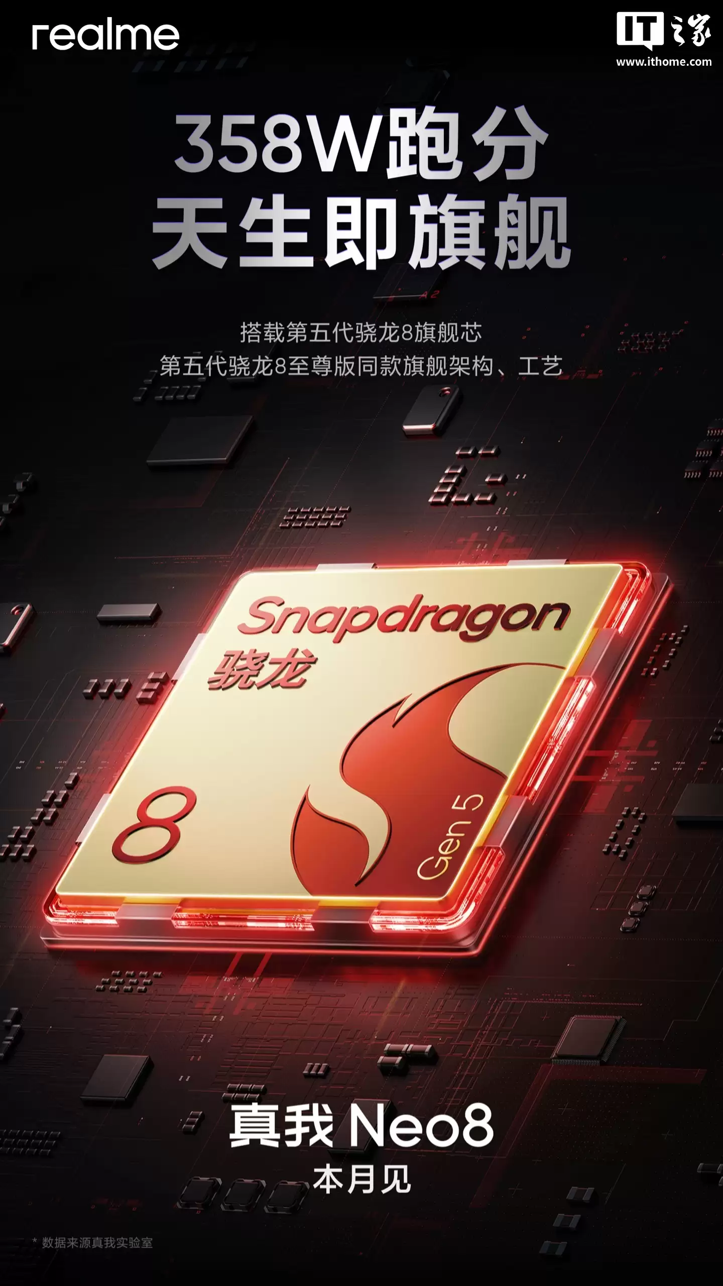 告别塑胶机身：realme 真我 Neo8 新机官宣全系标配金属中框 + 玻璃机身