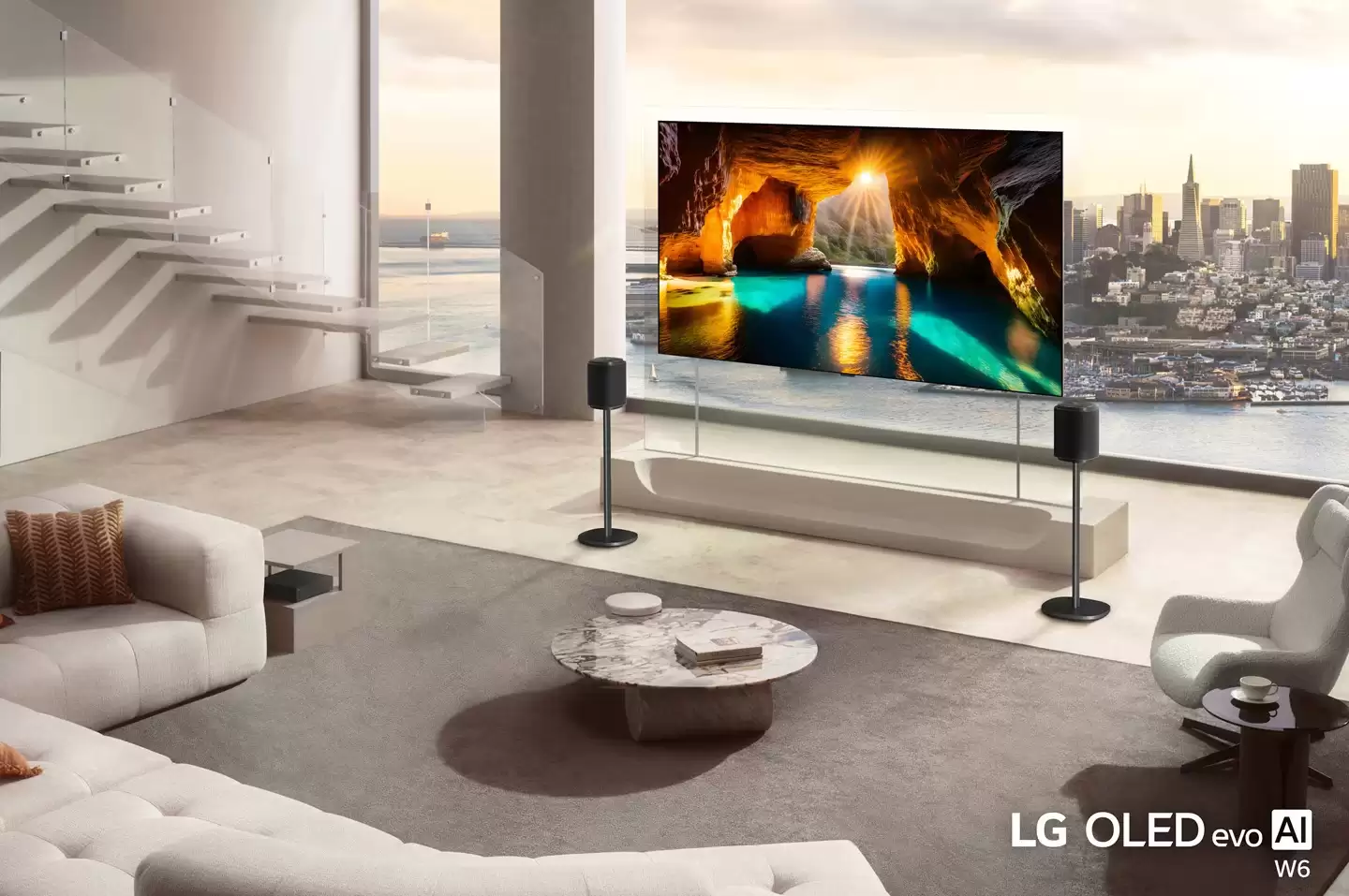 仅 9 毫米厚！LG 发布全球最薄无线 OLED 电视 evo W6