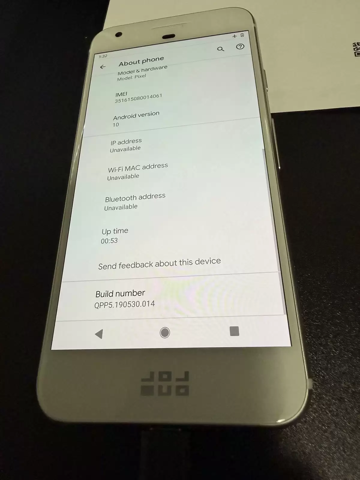 初代谷歌Pixel手機原型機罕見現身拍賣，搭載驍龍821且可開機